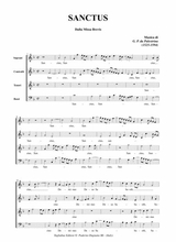 Sanctus Et Benedictus From MiSSA Brevis By Palestrina For SATB Choir