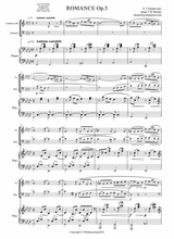 Tchaikovsky Romance Op 5 Clarinet Bassoon Piano