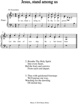 Jesus Stand Among Us A New Tune To A Wonderful Old Hymn