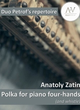 Polka For Piano Four Hands And Whistle