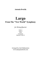 Largo From The New World Symphony String Quartet Easy