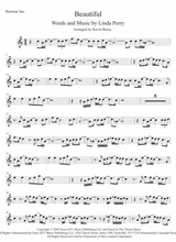 Beautiful Bari Sax Easy Key Of C