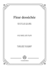 Viardot Fleur Dessche In E Flat Major For Voice And Piano