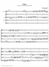 Fugue 16 From Well Tempered Clavier Book 1 String Quintet