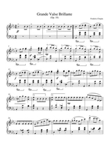 Chopin Waltz Op 18 In E Major Grande Valse Brillante Original Complete Version