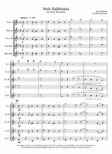 Mele Kalikimaka For Flute Ensemble