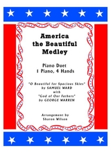 America The Beautiful Medley 1 Piano 4 Hands Duet