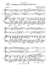 Rubinstein Romance Op44 No1 Piano Trio Violin Cello Piano