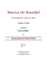 America The Beautiful For Brass Quartet Brass Choir