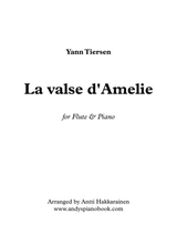 La Valse D Amelie Flute Piano