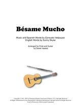 Besame Mucho For Flute And Guitar