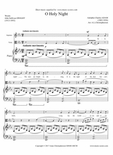 Cantique De Noel O Holy Night Voice Viola And Piano