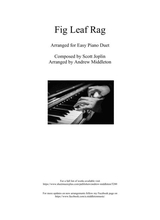 Fig Leaf Rag For Easy Piano Duet