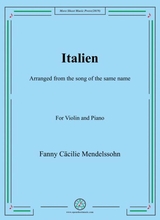 Fanny Hensel Italien For Violin And Piano