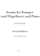 Sonata For Trumpet And Piano Score