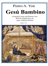 Gesu Bambino For Baritone Voice And Piano With New English Lyrics