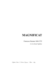 Magnificat F Durante For SATB Choir And Organ With Parts