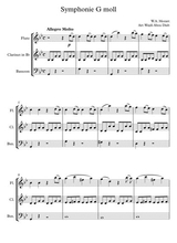 Mozart Symphonie 40 G Moll Trio