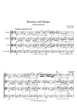 Romance And Allegro String Quartet
