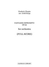 Fantaisie Impromptu Op 66 For Orchestra And Parts