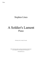A Soldiers Lament Piano