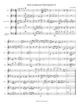 Horn Or Bassoon Wind Quartet 4