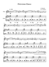 Polovtsian Dance Alexander Borodin For Oboe Piano