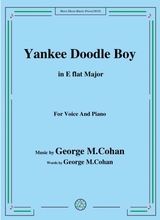 George M Cohan Yankee Doodle Boy In E Flat Major For Voice Piano