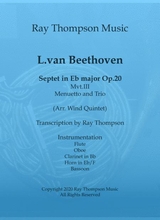 Beethoven Septet In Eb Major Op 20 Mvt Iii Menuetto And Trio Wind Quintet