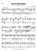 Joy To The World Alto Solo Choir Piano Brass Quintet Piano Score