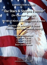 March The Stars And Stripes Forever For Clarinet Quartet