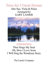 Trios For 3 Great Hymns Alto Sax Viola With Piano And Parts