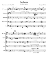 Sarabande G Tartini Brass Quintet