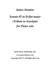 Sonata 2 In D Flat Major Tribute To Scarlatti