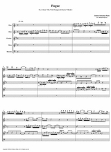 Fugue 06 From Well Tempered Clavier Book 2 Woodwind Quintet