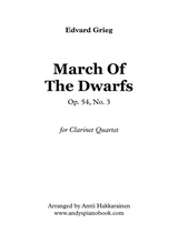 March Of The Dwarfs Op 54 No 3 Clarinet Quartet