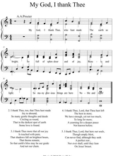 My God I Thank Thee A New Tune To A Wonderful Hymn