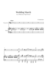 Wedding March For Cello And Piano Mendelssohn