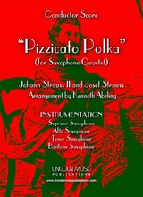 Strauss Ii Pizzicato Polka For Saxophone Quartet SATB
