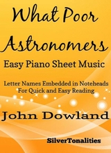 What Poor Astronomers Easy Piano Sheet Music