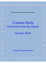 Carmen Suite Selections From The Opera Arr For Guitar Quartet