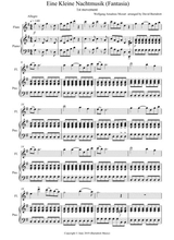 Eine Kleine Nachtmusik Fantasia 1st Movement For Flute And Piano