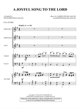 A Joyful Song To The Lord Arr Patti Drennan Score For SSA