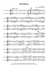 Moondance By Van Morrison Michael Buble Solo Saxophone In Eb Bb