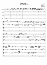 Fugue For Organ Bwv 578 Arrangement For 4 Recorders