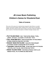 Childrens Games Book For Clarinet And Bassoon Duet