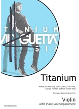 Titanium David Guetta Ft Sia For Violin Piano
