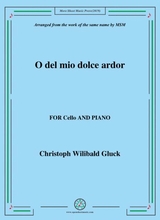 Gluck O Del Mio Dolce Ardor For Cello And Piano
