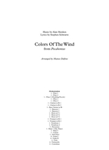 Colors Of The Wind Solo Voice And Full Orchestra