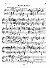 Chopin Mazurka Op 17 No 1 To No 4 Full Complete Version
